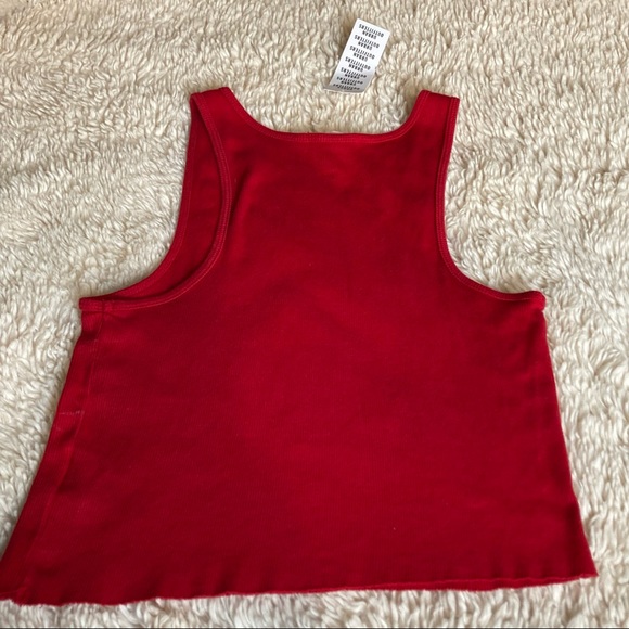 Truly Madly Deeply  By Urban outfittersCropped Top Red Dragon Size 5 - Picture 5 of 7